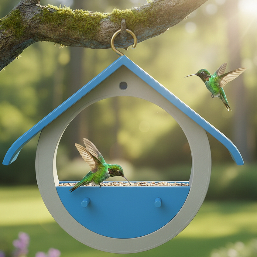 Comedouro para Pássaros Livres Com Gancho | Design Moderno Resistente em Oferta na Shopee