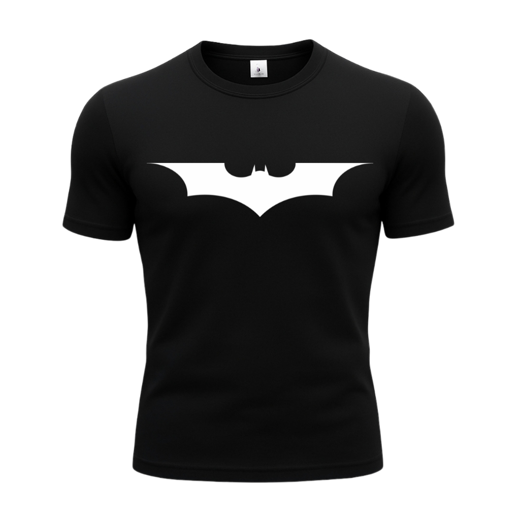 Camiseta Masculina Batman Manga Curta Academia Treino Camiseta Esportiva Masculino