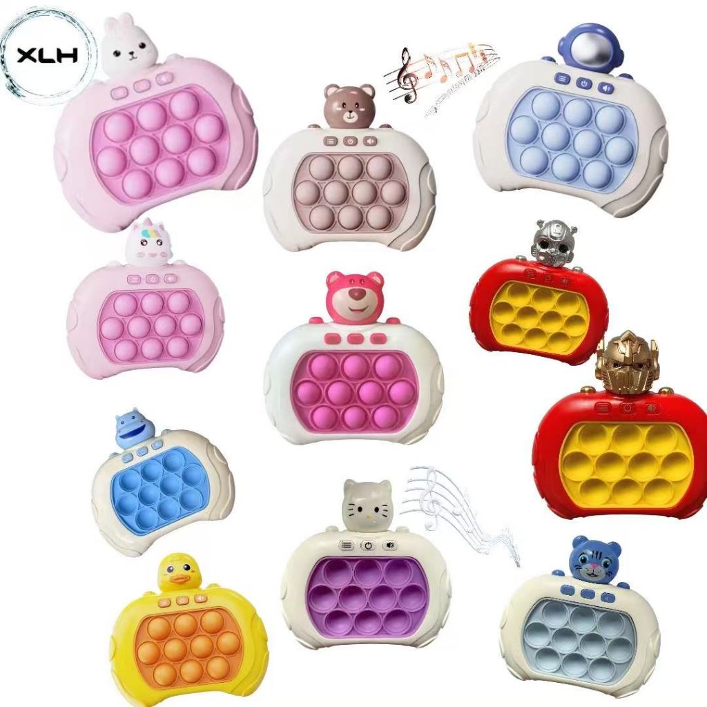 kit 10 Brinquedo Anti-Stress Pop It Eletronico Brinquedo Bolhas De Empurrar Rápido Para Crianças e Adultos-byb