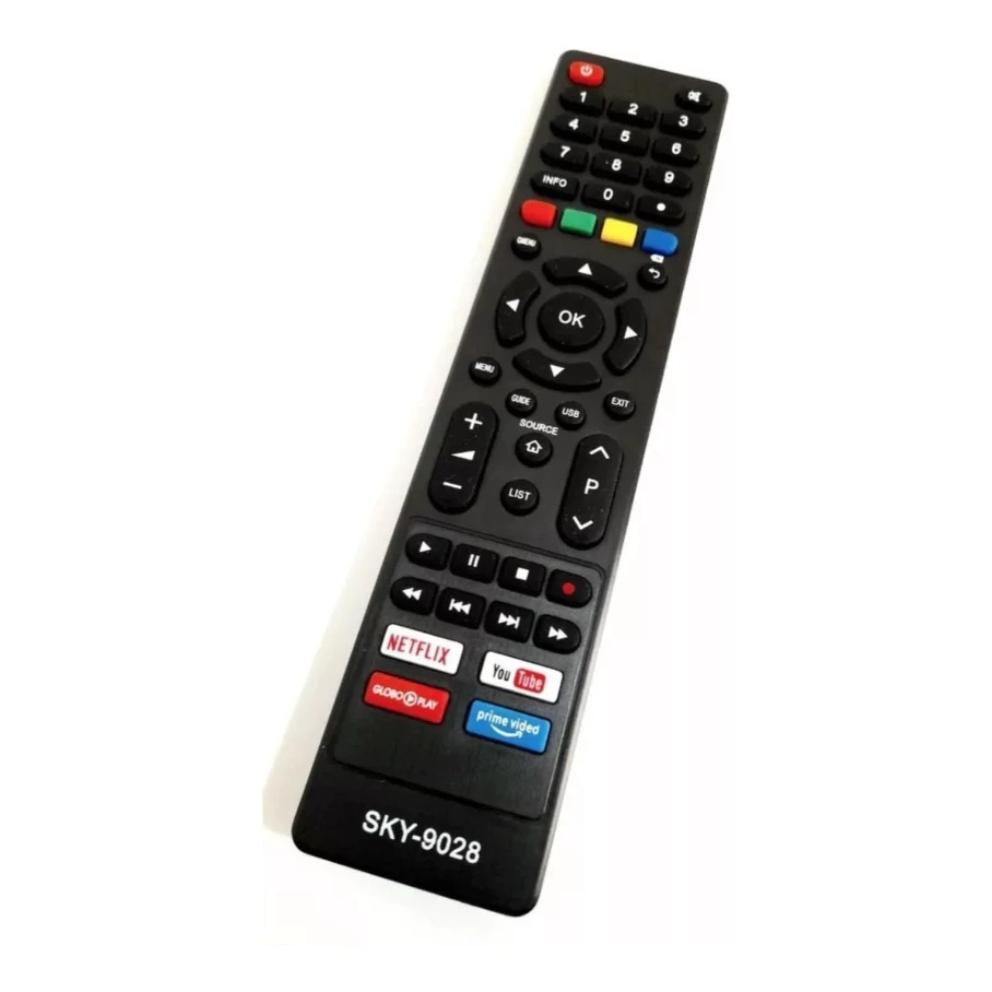 Controle Remoto Tv Philco Controle Smart Compatível Philco Netflix/yout/globoplay/prime
