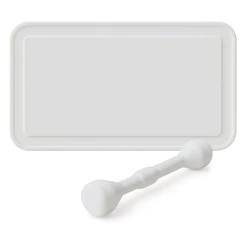 KIT 5 TÁBUAS PLASTICA COM BATEDOR PARA CARANGUEJO CRUSTÁCEOS FRUTOS DO MAR NA PRAIA BAR CASA BOTECO