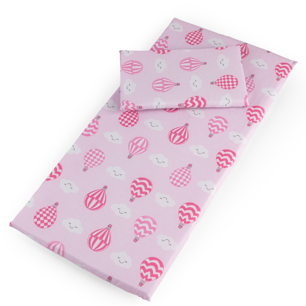 Imagem KIT COLCHONETE CARRINHO DE BEBÊ ACESSÓRIO CARRINHO MACIEZ CONFORTO ESPUMA QUALIDADE TECIDO PERCAL