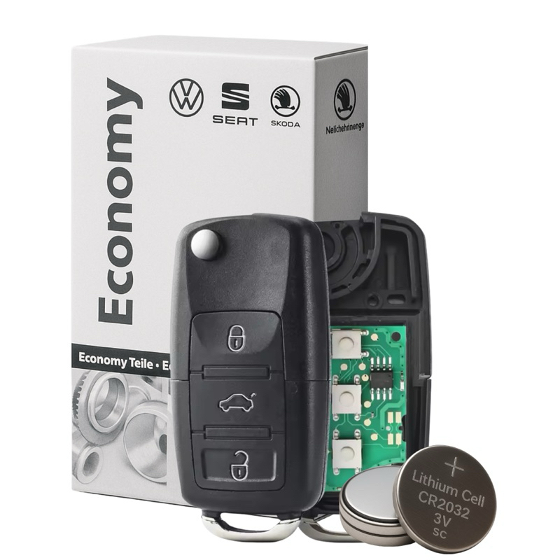 Chave Positron Volkswagen G5 3 Botões Golf Bora Polo Passat