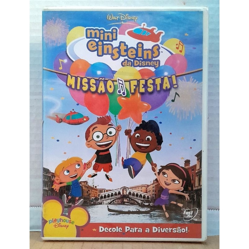 Dvd Mini Einsteins da Disney - Missão Festa (Novo/Original/Lacrado)
