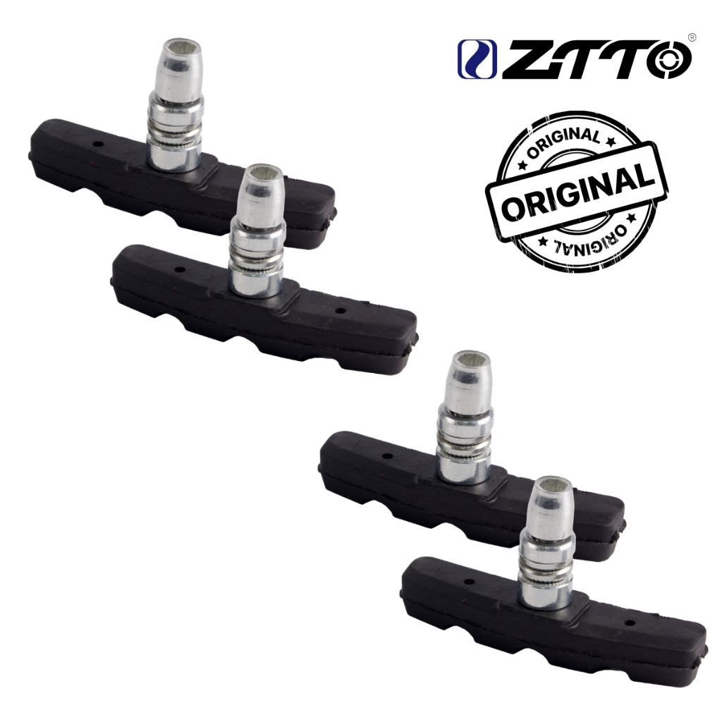 2 Pares Sapata de Freio 70mm V-Brake Alta Durabilidade Frenagem Orbital Allen Zitto