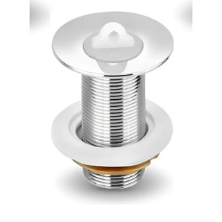 Válvula Tradicional  Escoamento Aço Inox e Latão  para cuba de 7/8 (3cm)  cromado Preto F…