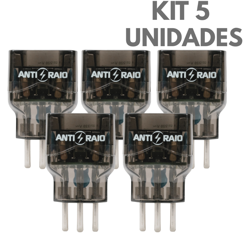 Tomada Protetor Eletrico Dps Anti Raio Surtos Embrastec 10a Bivolt 3 Pinos Padrão Brasileiro