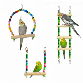 kit 3 acessórios brinquedos calopsita, agapornis, periquito e outras aves em Oferta na Shopee