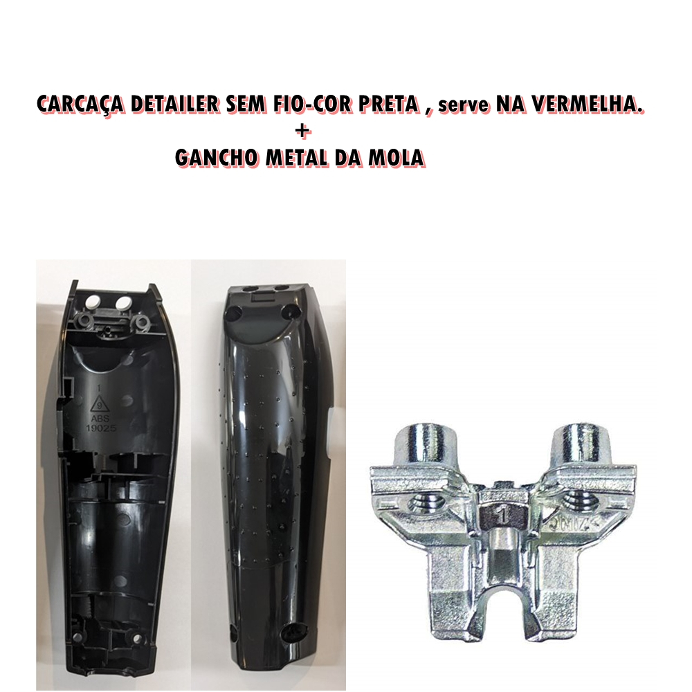 Carcaça Detailer Cordless Li + Gancho Metal.