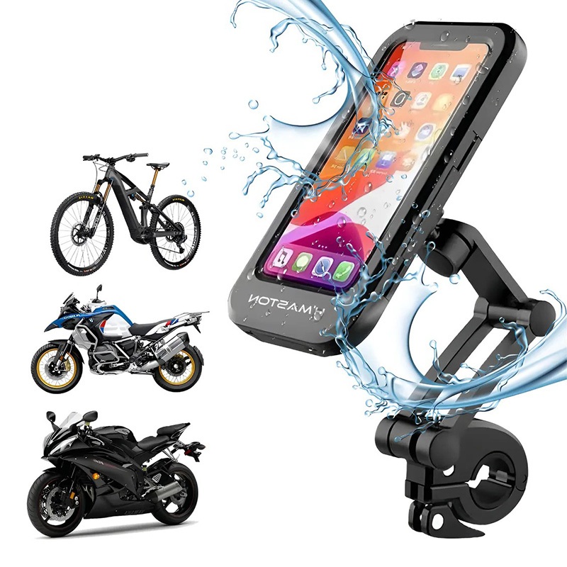 Suporte Celular Para Moto/ Bicicleta Prova D'agua Universal Rotação de 360° em Oferta na Shopee