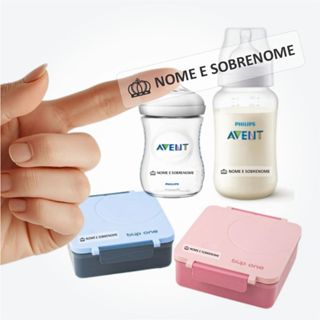 Etiquetas Escolares Transparentes em Vinil â Prova D'Agua 4,6x1cm em Oferta na Shopee