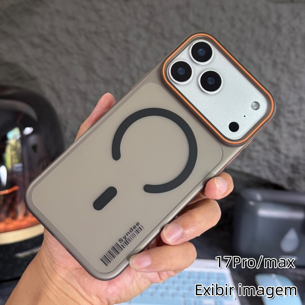 Nova capa magnética fosca e resistente a impressões digitais para iPhone 18 17 16 Pro Max