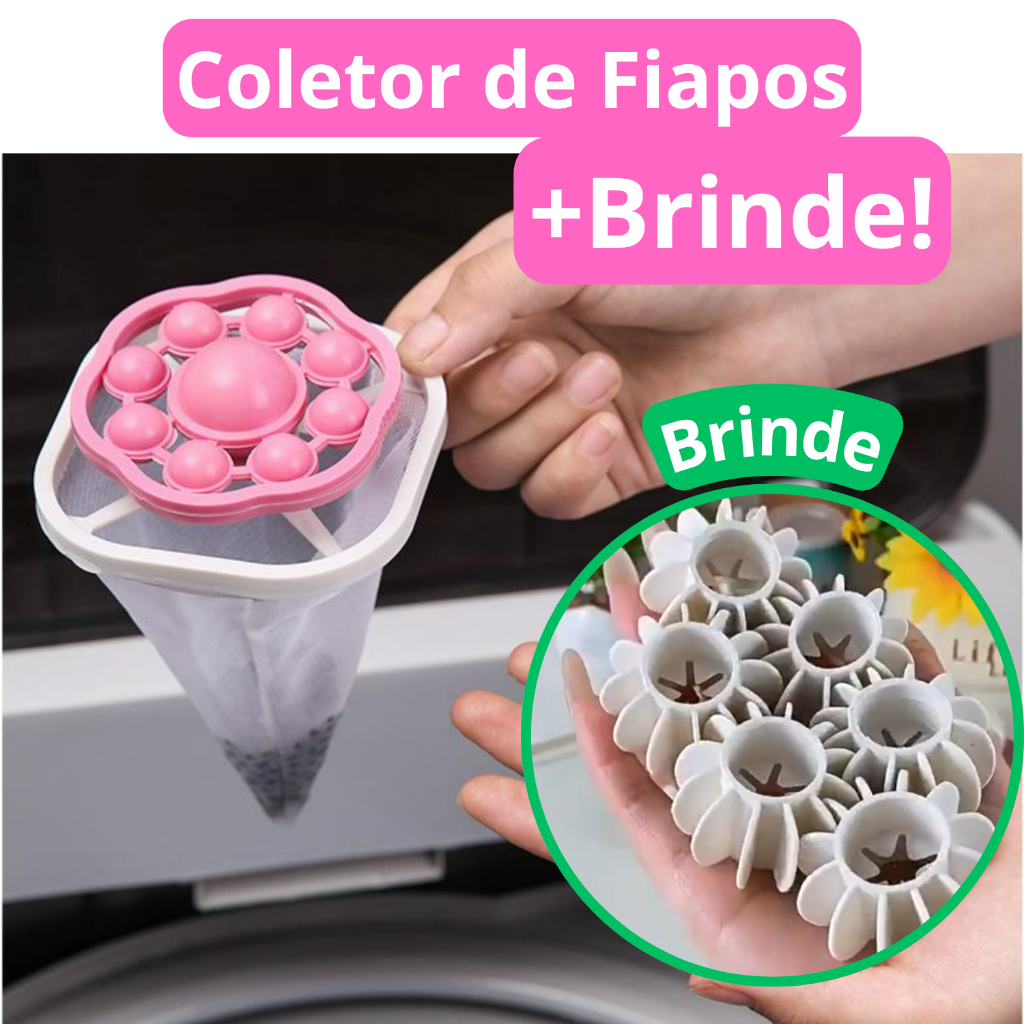 Imagem Coletor de Pelos Coletor de Fiapos Para Máquina de Lavar Roupas Reutilizável