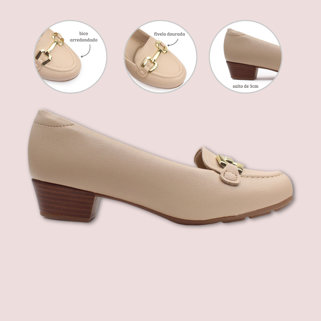 Sapato Feminino Modare Nature Fivela