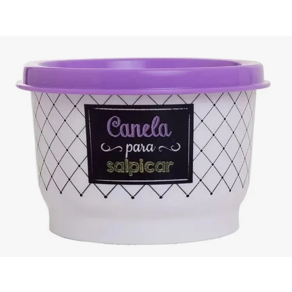 Tupperware potinho porta temperos 140ml linha bistro - canela - saiu de linha