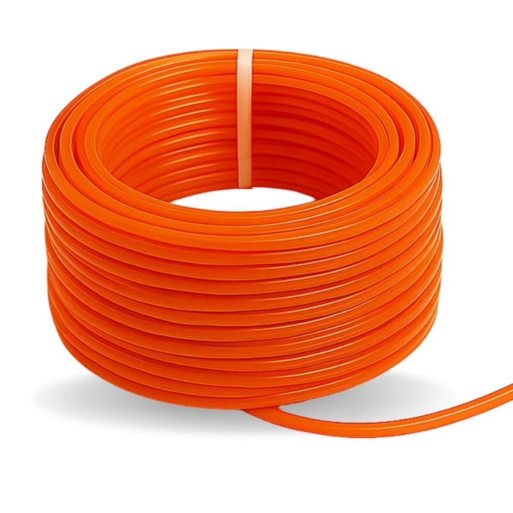 Fio De Nylon 2mm Para Roçadeiras Quadrado 670 Metros Fio Para Aparador De Grama