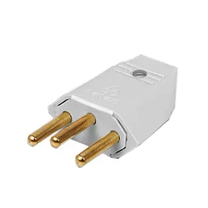 PINO MACHO 2P+T 20A BRANCO - PERLEX