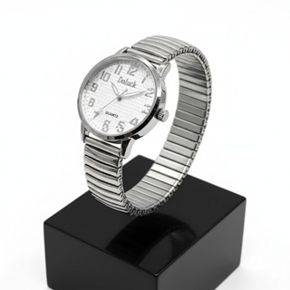 Relógio feminino quartzo aço inoxidável de mola em Oferta na Shopee