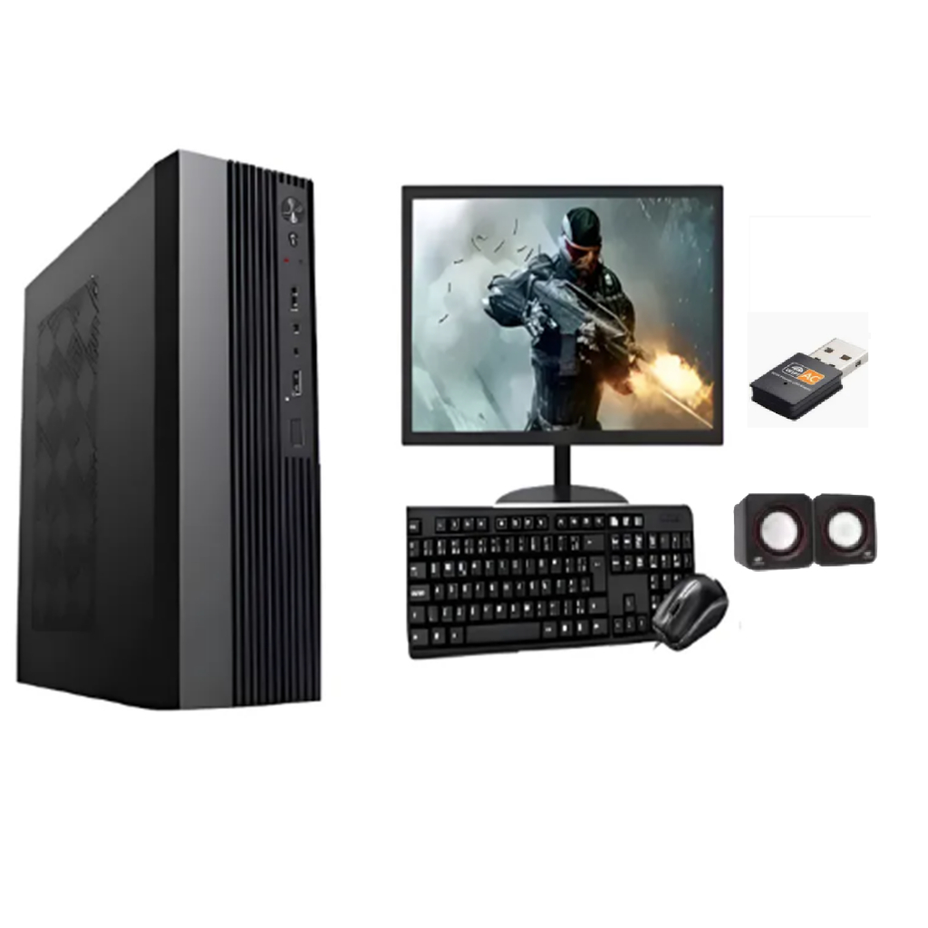 Mini Pc Intel Core I7 16gb Ram Ssd 240gb+moni 21"+Windows 11 wifi 5g