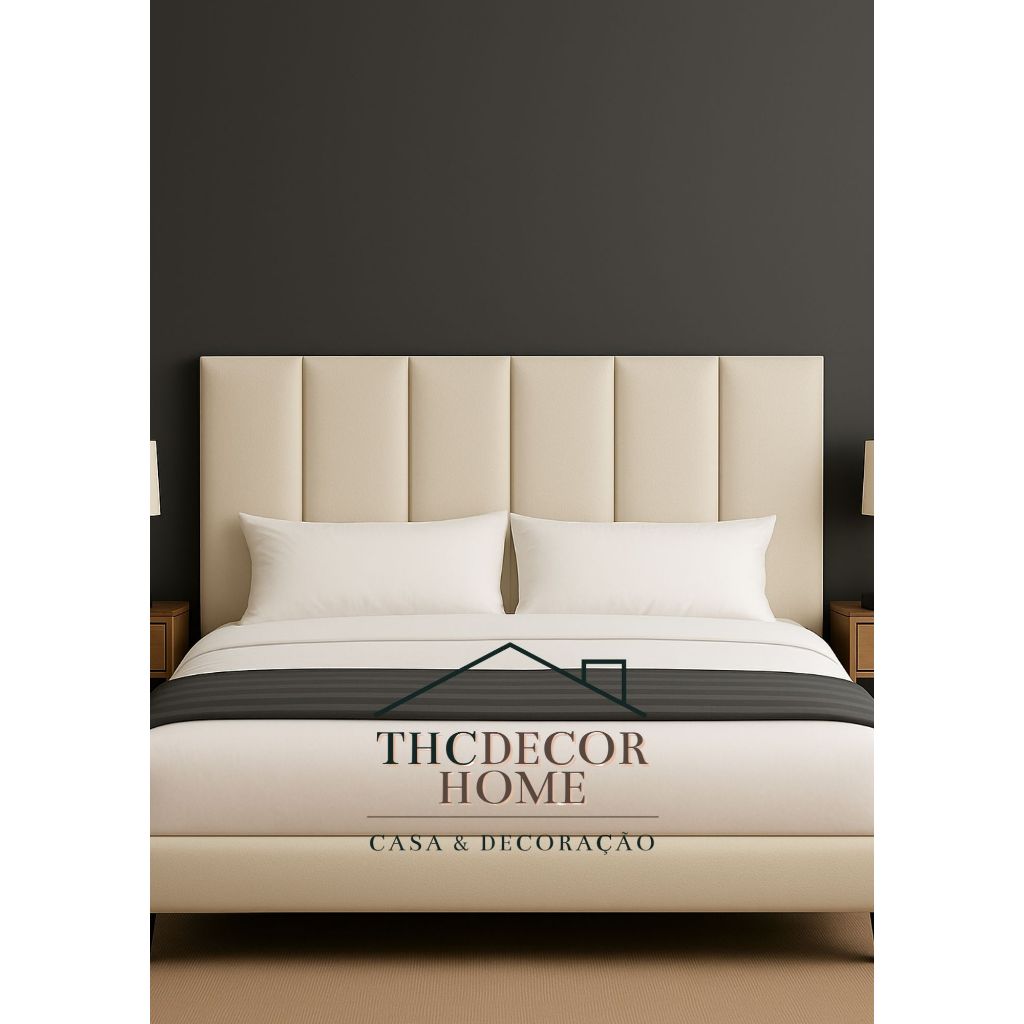 KIT Cabeceira Estofada Modular COURINO PREMIUM 60x20cm Autocolante | Fácil Instalação | ENVIO FULL em Oferta na Shopee