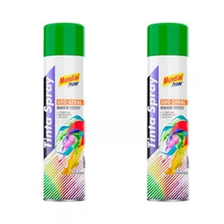 Kit 2 Tinta Spray Verde Bandeira Mundial Prime - 400ML