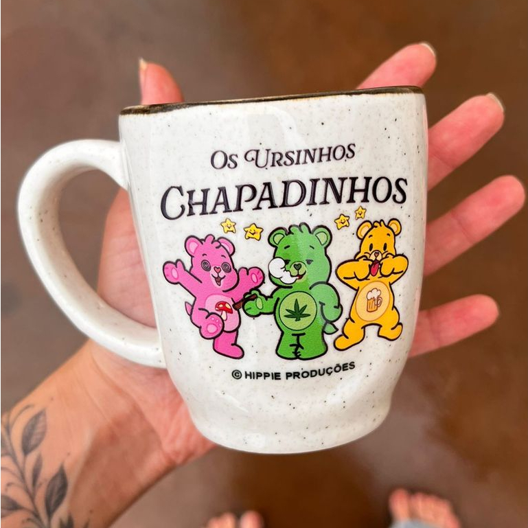 Caneca Névoa - Ursinhos Chapadinhos - 260ml em Oferta na Shopee
