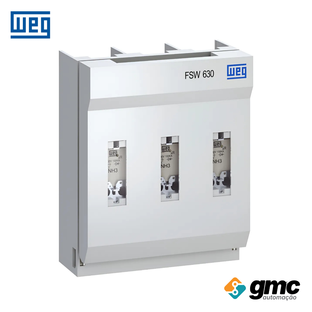 Chave Seccionadora Saca Fusivel Fsw630 Nh3 3 Polos 630a Weg
