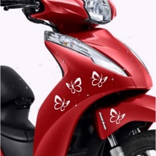 Adesivos Borboleta Moto Biz Mulher Menina Carro Decoração Kit com 3 Adesivos em Oferta na Shopee