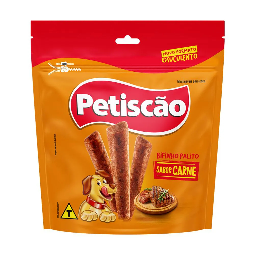 Palito 1kg Petiscão Bifinho Treino Sabor Carne Adestramento Pet Petisco