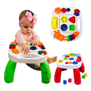 Mesinha didática infantil Mesinha educativa de atividades para bebê criança cotiplas em Oferta na Shopee