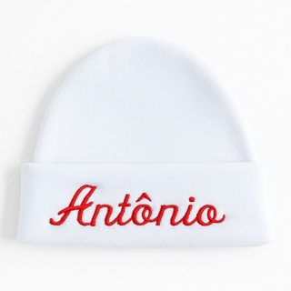 Touca RN Maternidade bordada personalizada nome do bebê em Oferta na Shopee
