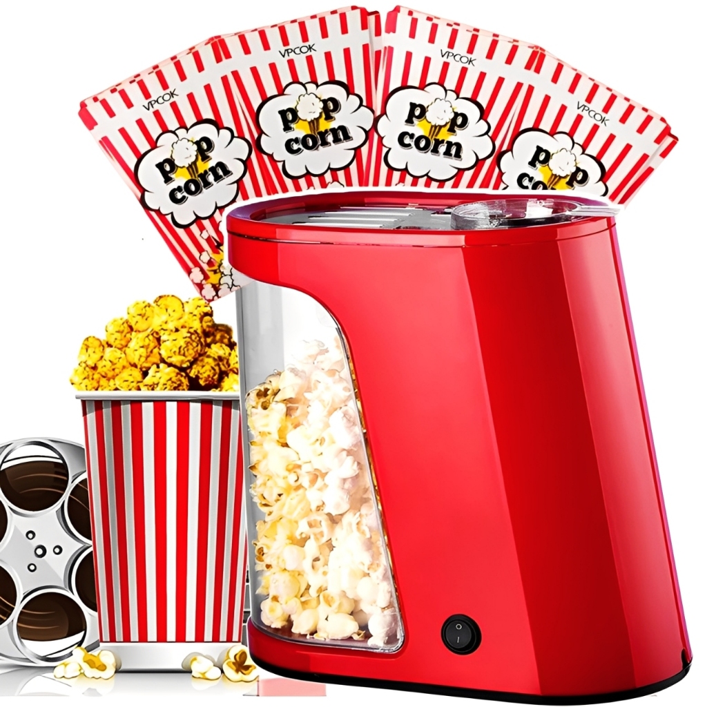 Pipoqueira Elétrica 1200W Sem Óleo Ar Quente PREMIUM em Oferta na Shopee