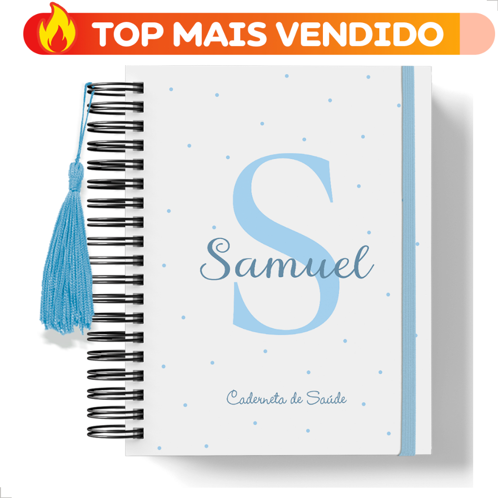 Caderneta de Saúde Vacina Menino - Capa Dura - Personalizada - Vários Temas Novos em Oferta na Shopee