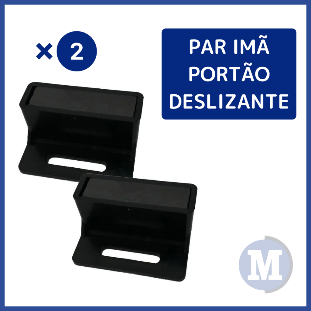 Imã Fim de Curso Universal Com Suporte Para Motor de Portão Deslizante