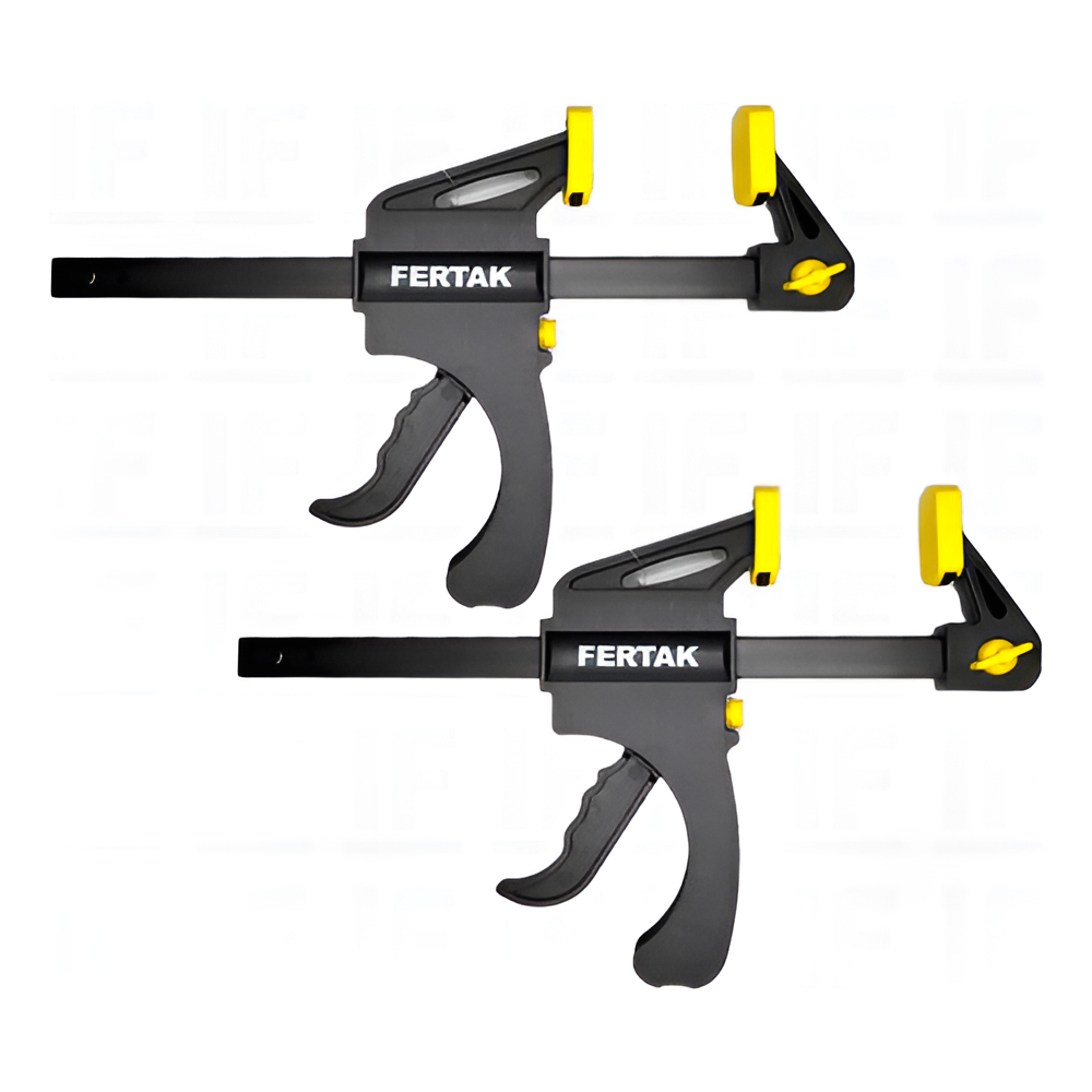 Kit 2 unidades Grampo Sargento Para Marceneiro 12pol. 300mm Tipo F em Oferta na Shopee