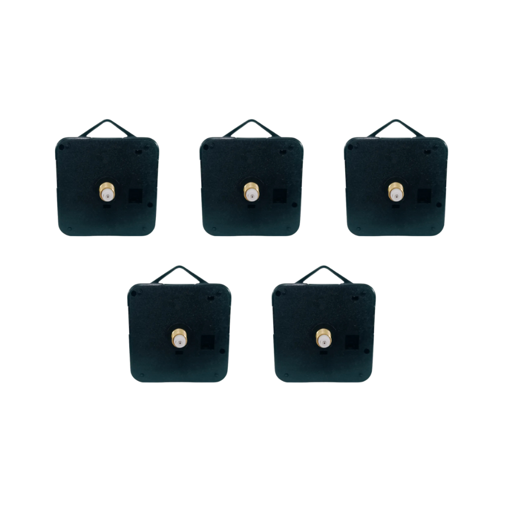 Kit De 05 Máquina P/montar Relógio De Parede Preto - Preto - Preto em Oferta na Shopee