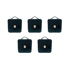Kit De 05 Máquina P/montar Relógio De Parede Preto - Preto - Preto