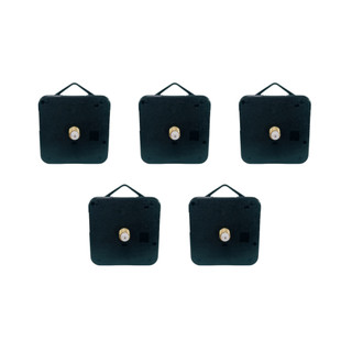 Kit De 05 Máquina P/montar Relógio De Parede Preto - Preto - Preto