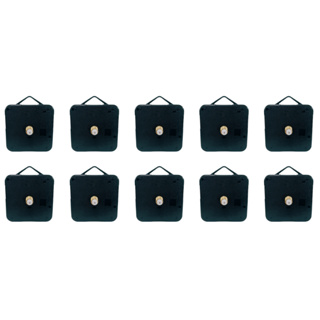 Kit De 10 Máquina P/montar Relógio De Parede Preto - Preto - Preto em Oferta na Shopee