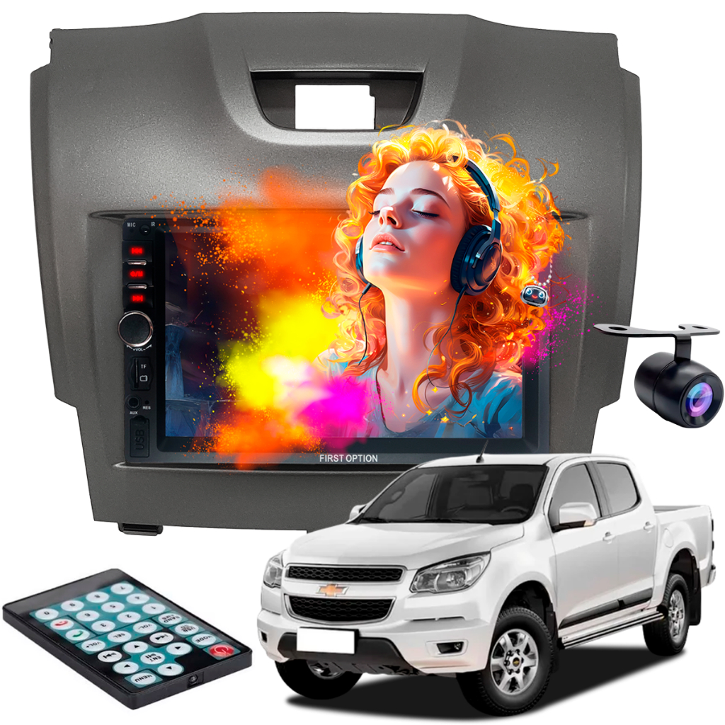 Central Multimídia Mp5 S10 2013 Câmera Espelhamento Bt Usb