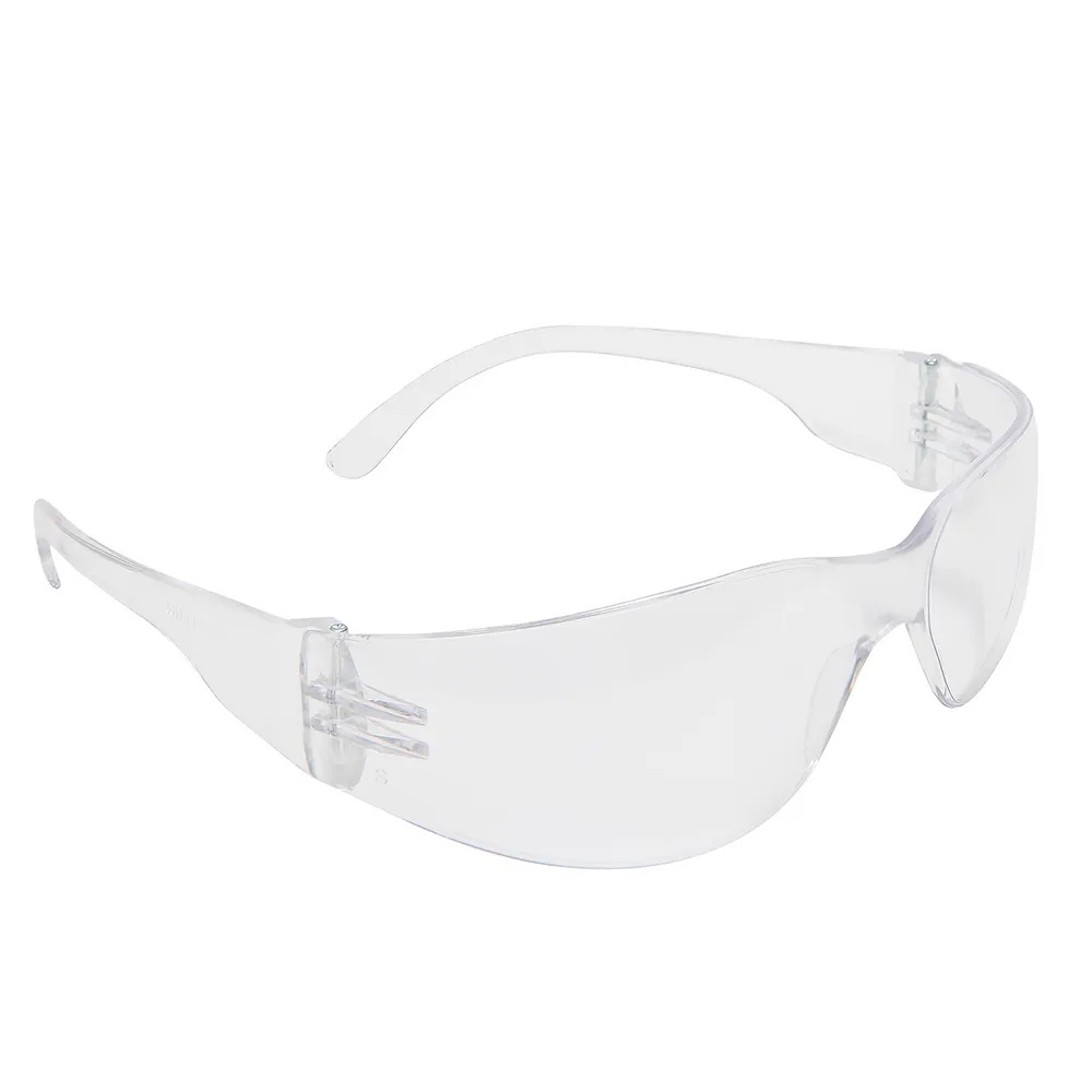 Óculos de Segurança Poliferr Wave CA 34653 Visor Incolor Proteção UVA UVB EPI Obra Indústria Anti Risco