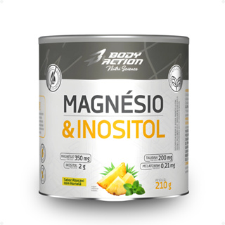 Magnésio Inositol 210g + Melatonina Body Action - Relaxamento Zero Açúcar Zero Glúten em Oferta na Shopee