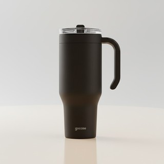 Copo Life Gocase 1180ml - Aço Inox, Tampa e Canudo Tritan, Isolamento a Vácuo, Bebidas Quente e Fria