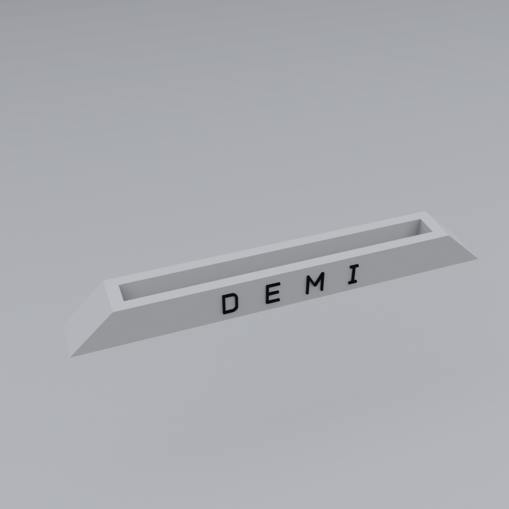 Base em 3D para CD - Demi (Demi Lovato)