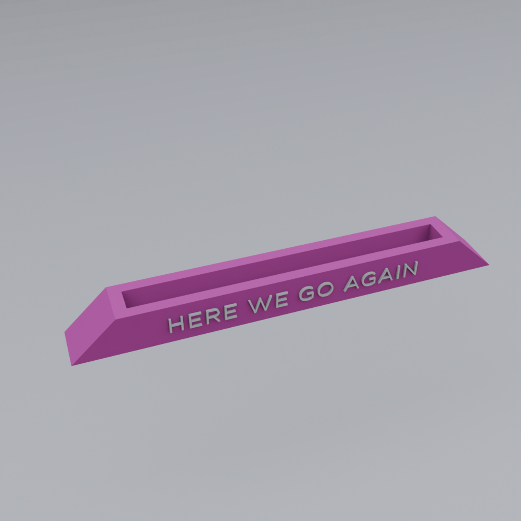 Base em 3D para CD - Here We Go Again (Demi Lovato)