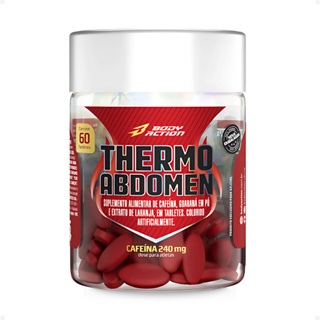 Thermo Abdomen 60caps Termogênico Cafeina 240mg Body Action - Energia Disposição em Oferta na Shopee