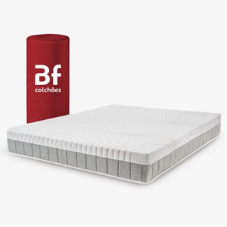 Colchão Casal Ortopédico BF Antistress a Vácuo  138x188cm BF Colchões em Oferta na Shopee