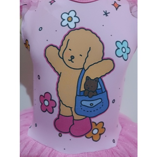 Vestido Tutu Infantil Doguinho