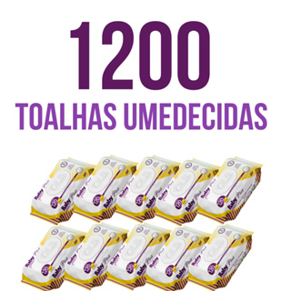 Caixa com 10 Lenços Umedecidos Baby Free Plus com 120 Unidades Cada – Tampa Flip-Top em Oferta na Shopee
