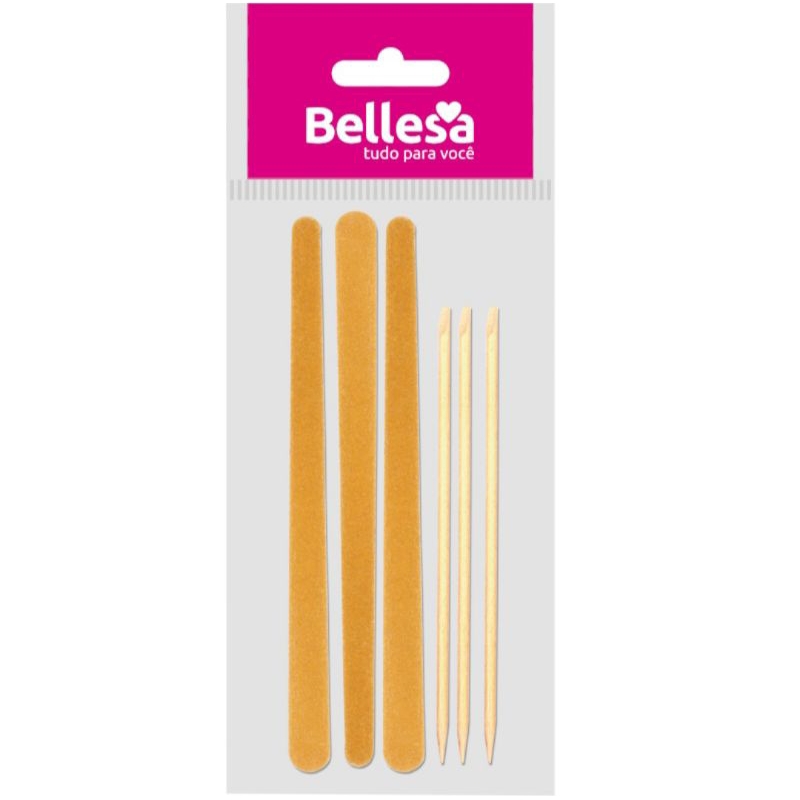 Lixa de unha com palito Bellesa